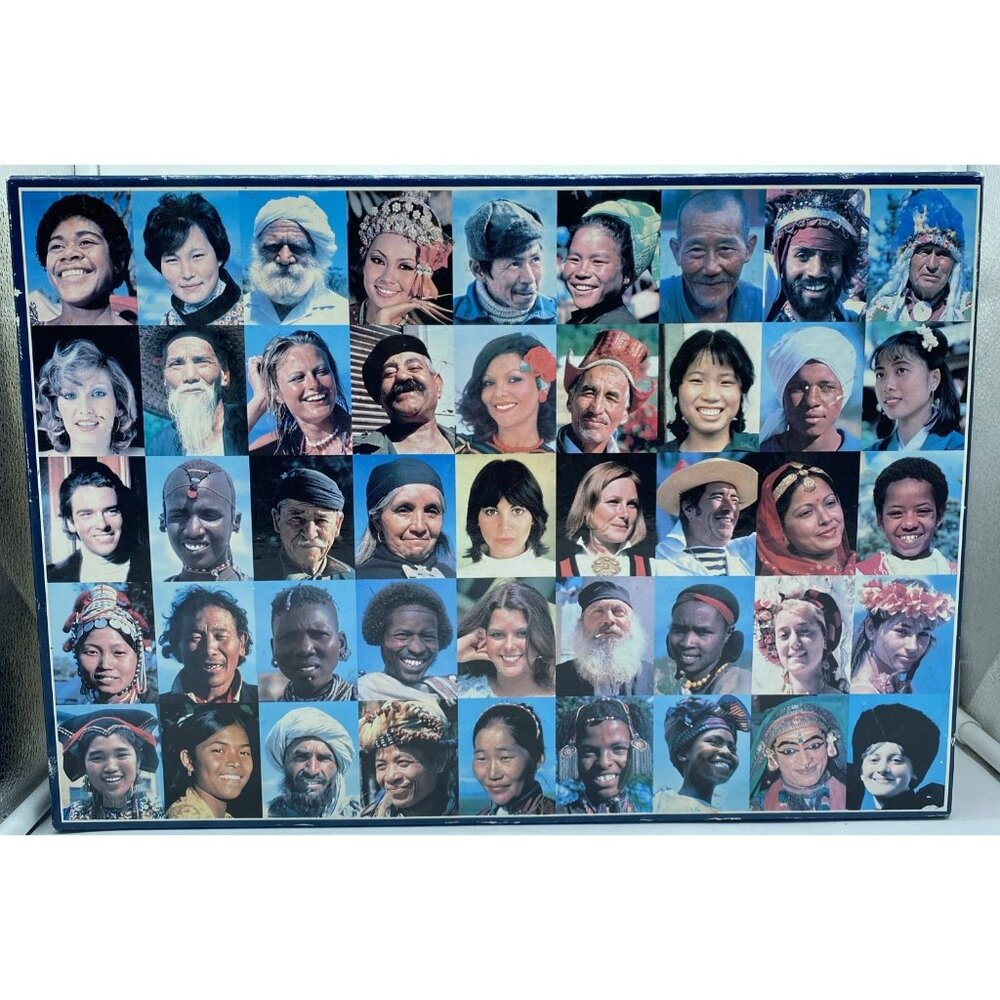 Happy Faces  People 5000 pieces Jigsaw Puzzle Made By Jumbo 1781 Sealed Bag